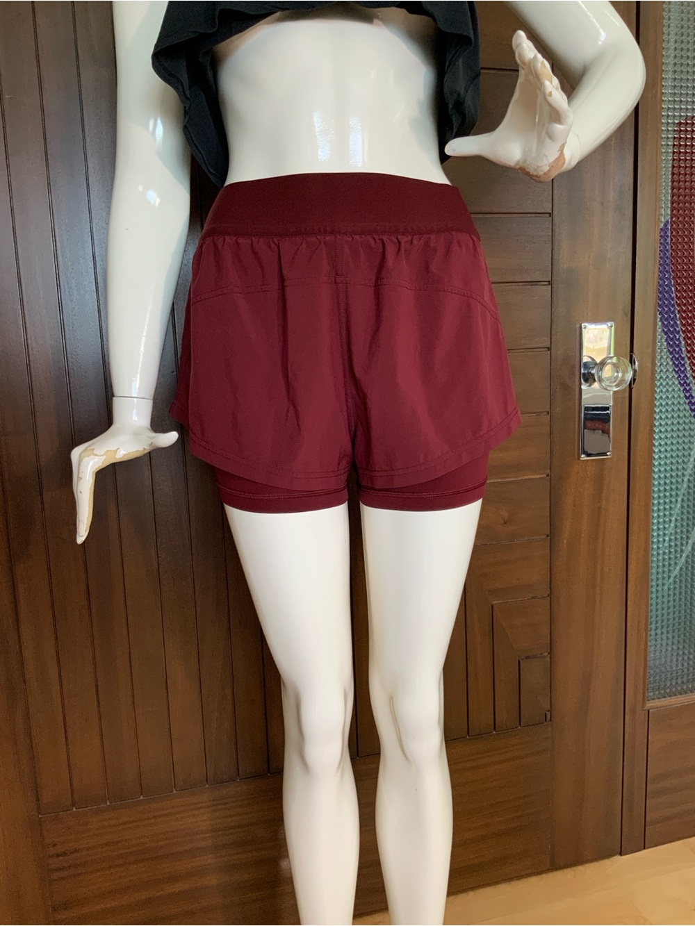 LULULEMON Running Shorts, 2 in 1 Low Rise, Sz 6